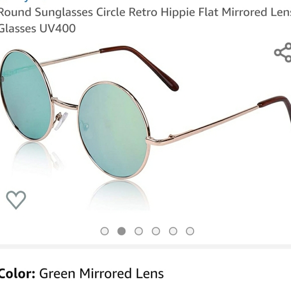 Accessories Janis Joplin Glasses Green Mirrored Gold Frame Poshmark